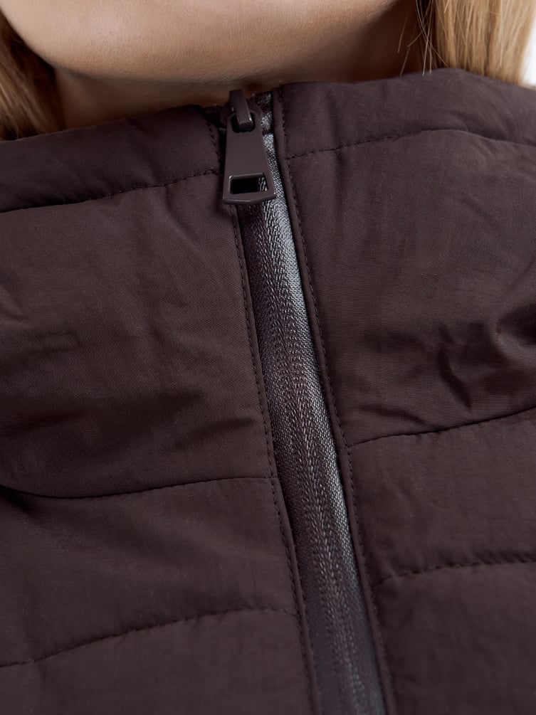 Куртка удлиненная стеганая женская