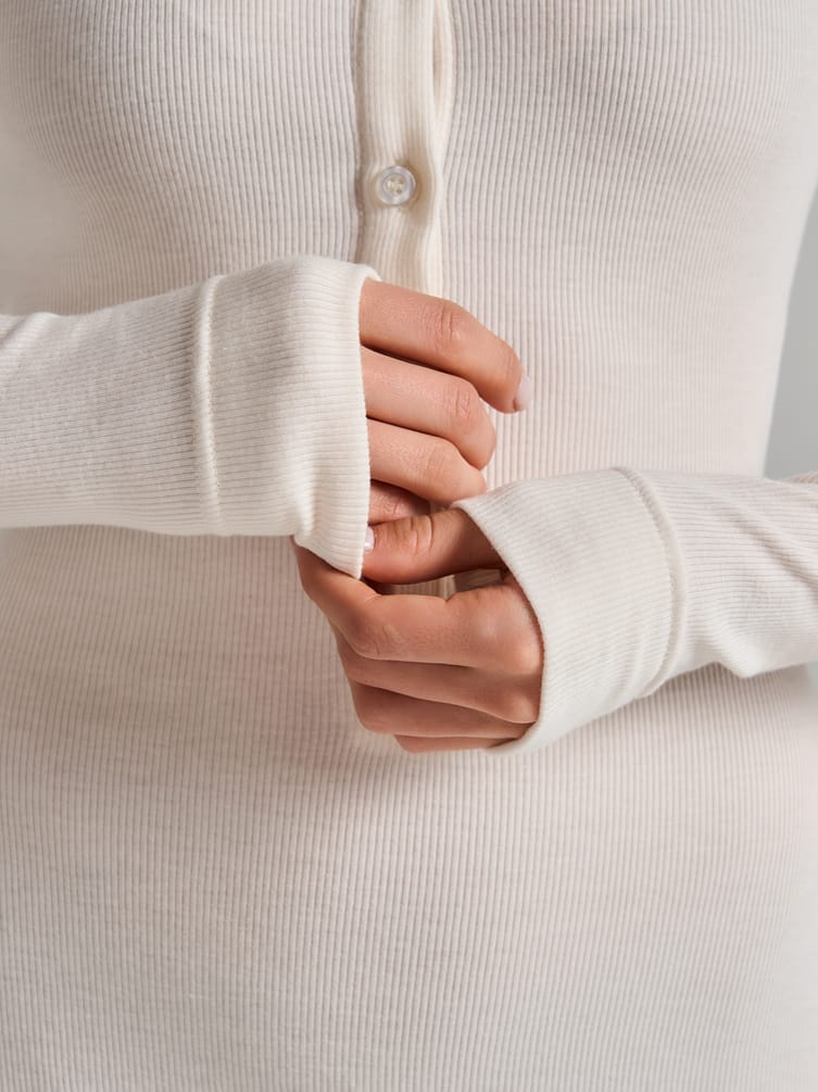 Домашнее боди с длинным рукавом