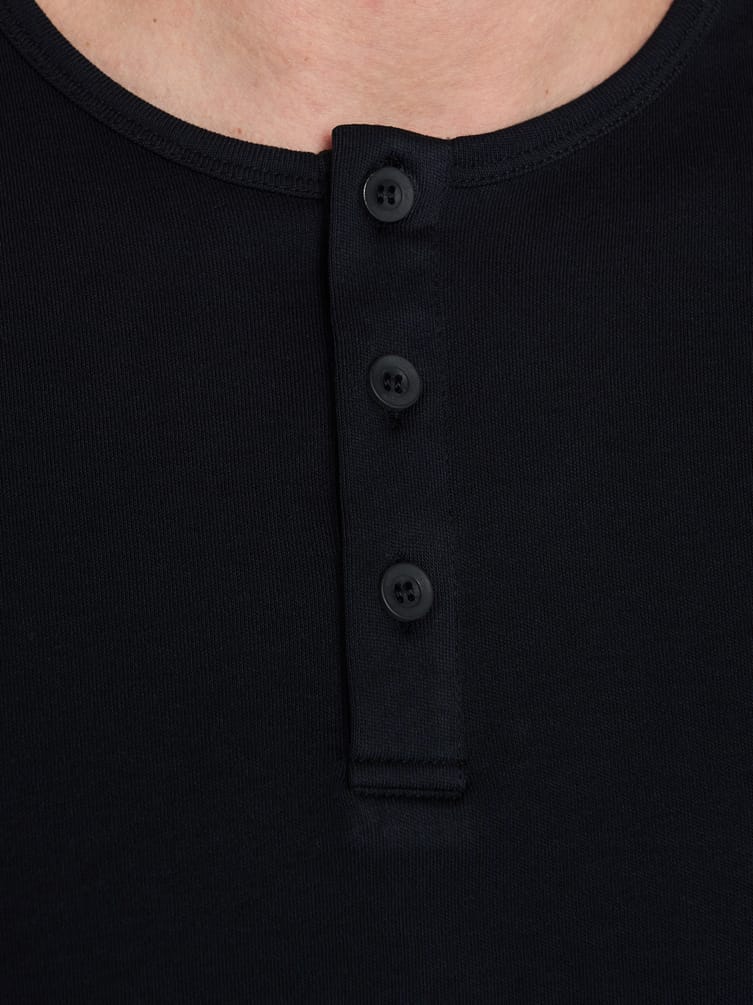 Лонгслив из хлопка с пуговицами