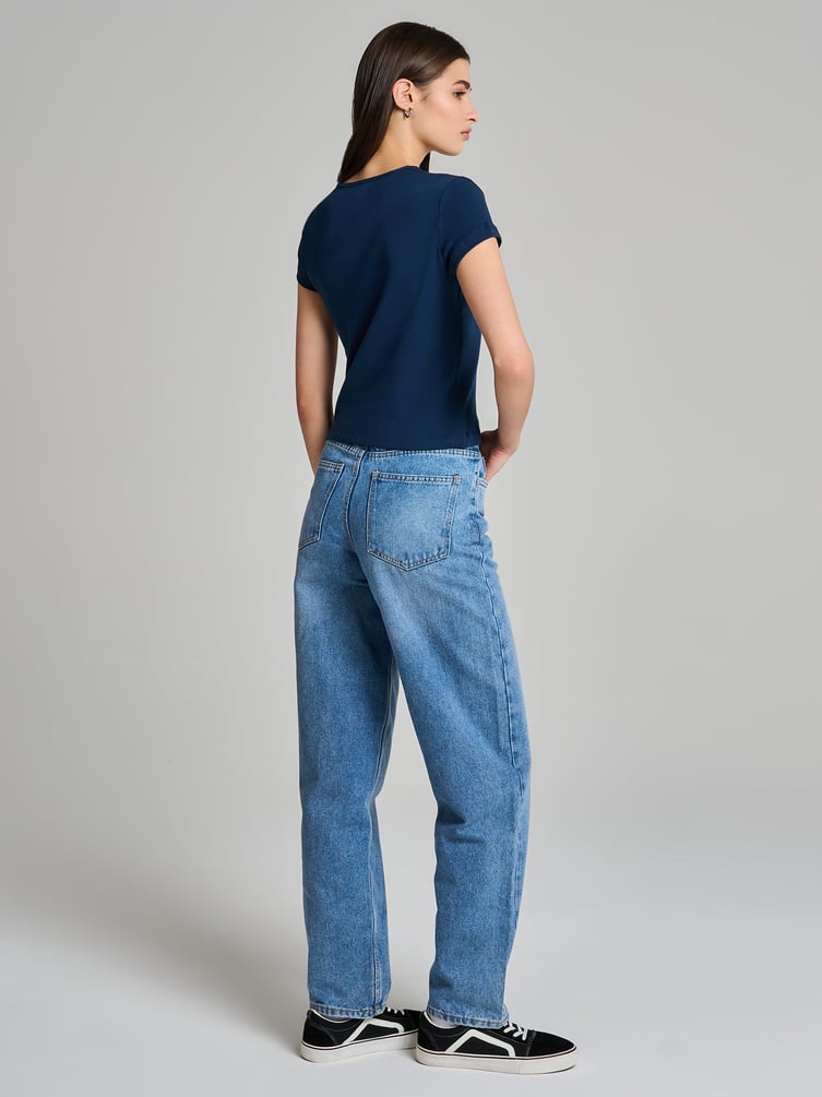 Футболка из хлопка с надписью New York