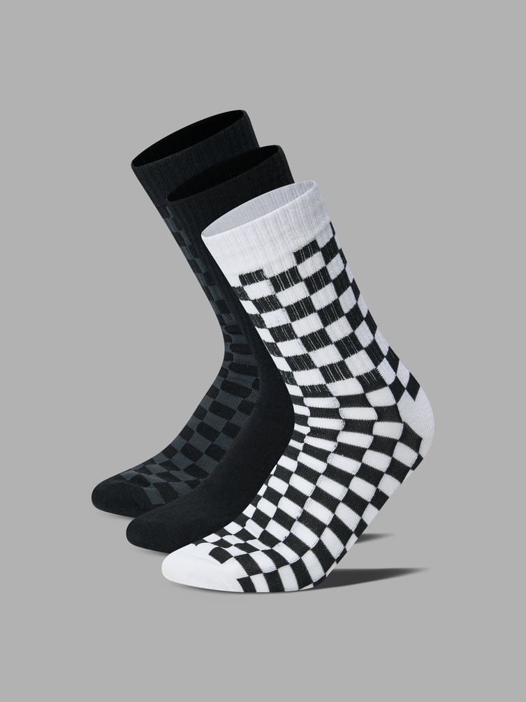 Носки - 3 пары в клетку