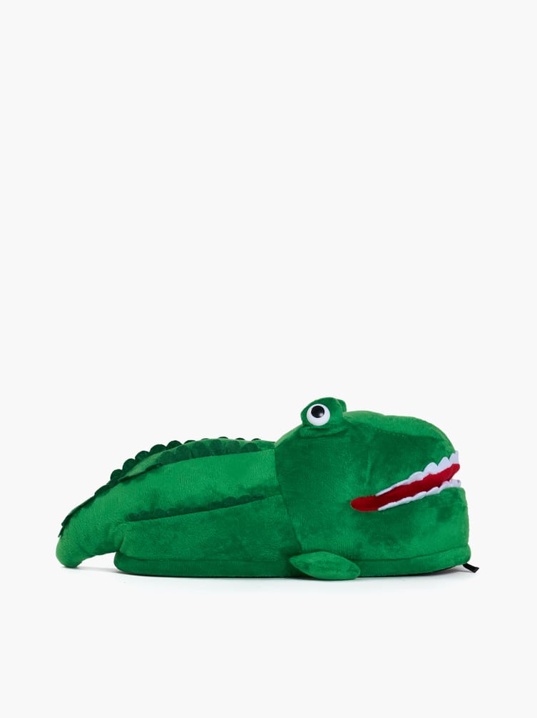 Плюшевые тапки-игрушки крокодилы