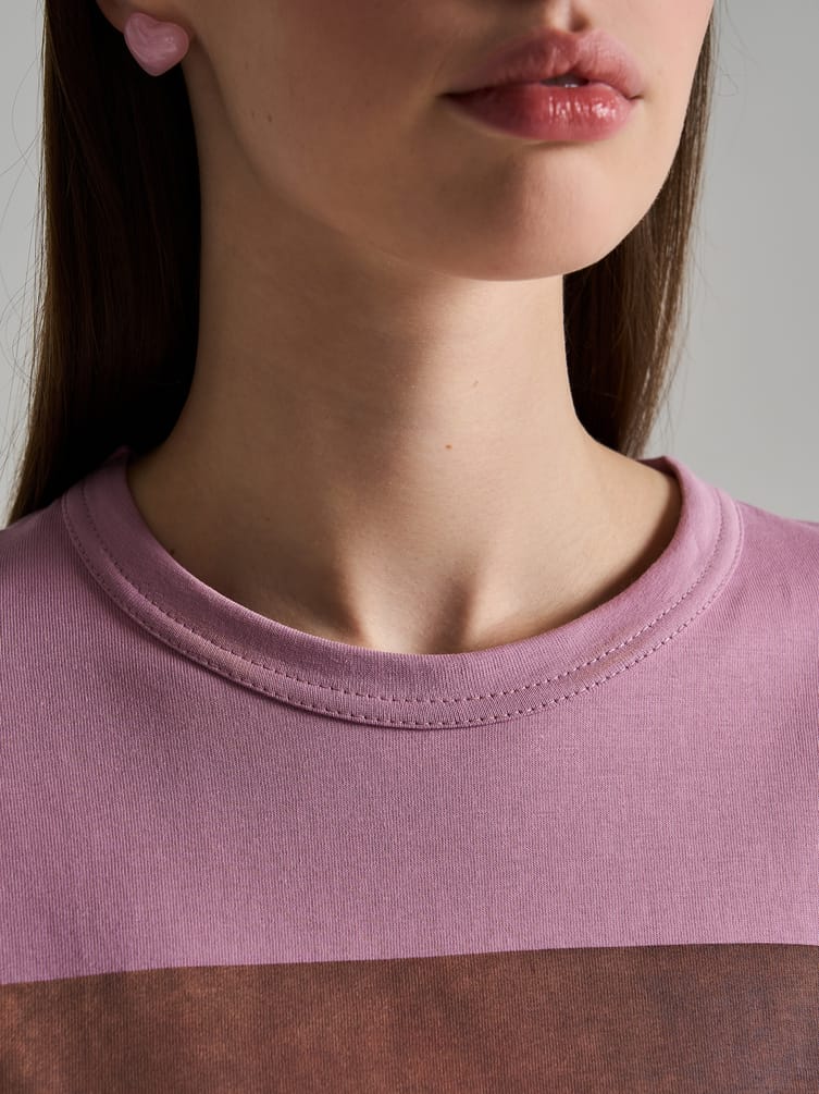 Футболка хлопковая с принтом