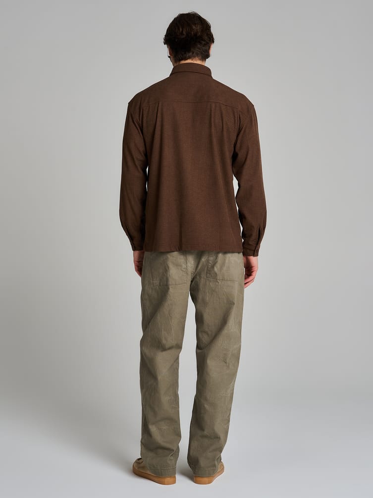 Рубашка вельветовая классическая