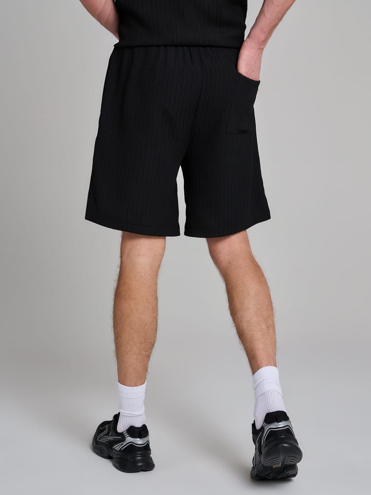 Шорты повседневные из жатого материала