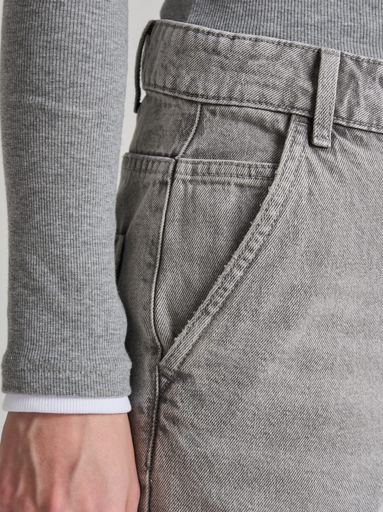 Джины багги с вареным эффектом