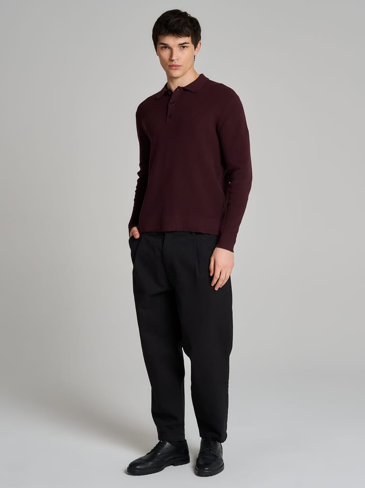 Джемпер деловой с воротником