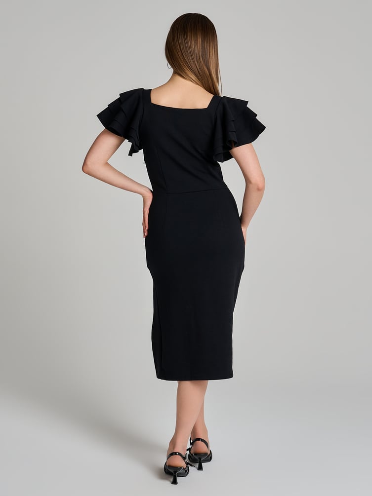 Платье вечернее с разрезом