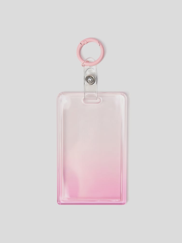 Бейдж пластиковый градиентом