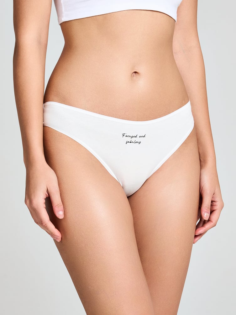 Трусы-слипы - 7 шт. с надписями