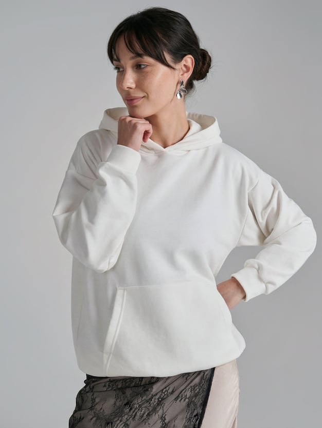 Худи с капюшоном без начеса