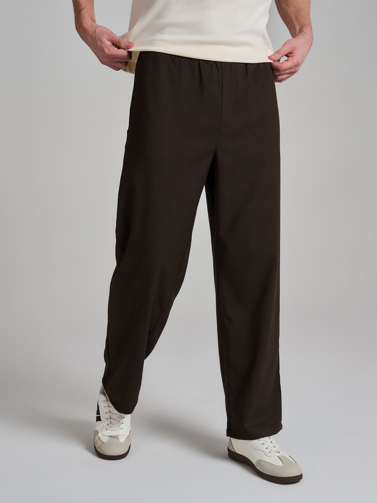 Брюки прямые повседневные без начеса