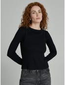 Лонгслив с майкой в рубчик