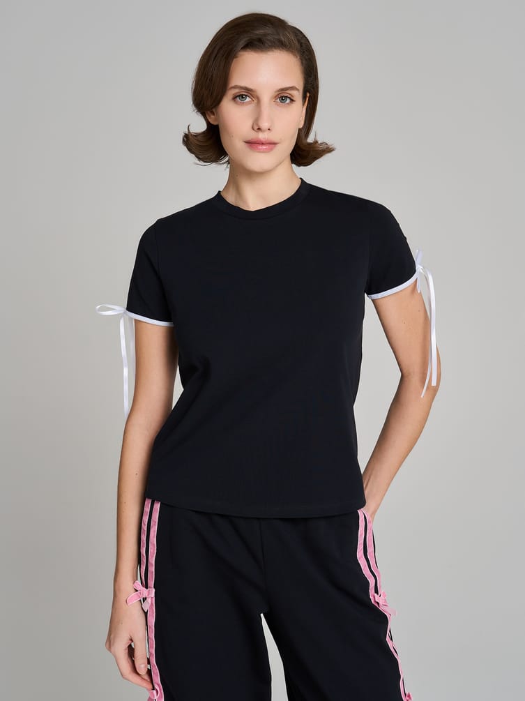 Футболка классическая с бантиками