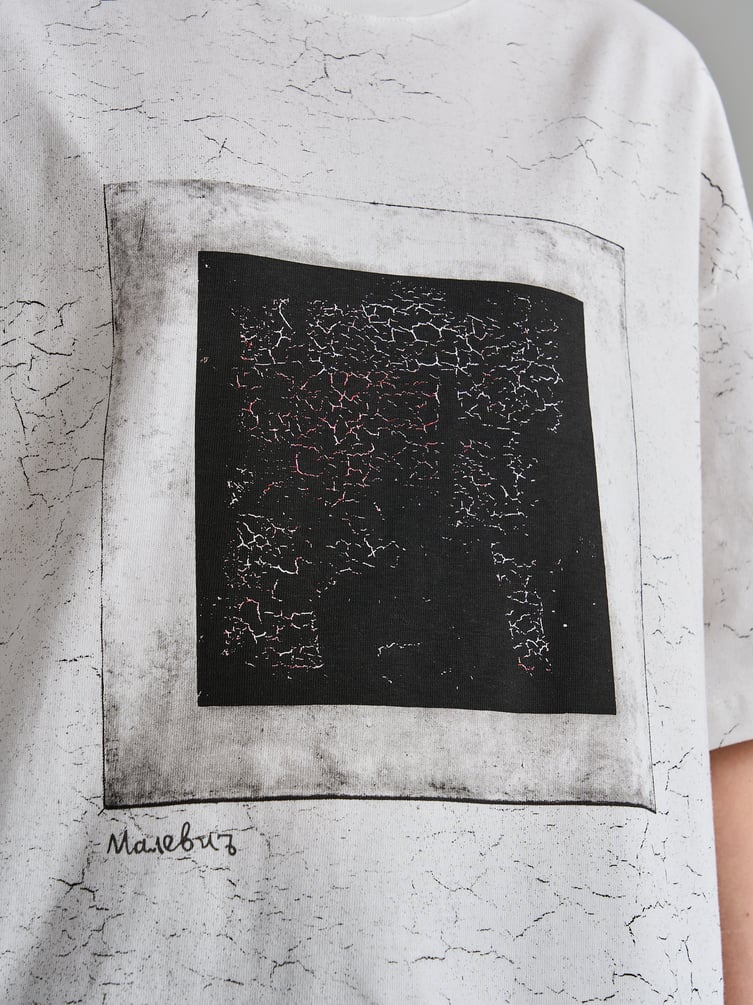 Футболка с принтом картин Третьяковской галереи