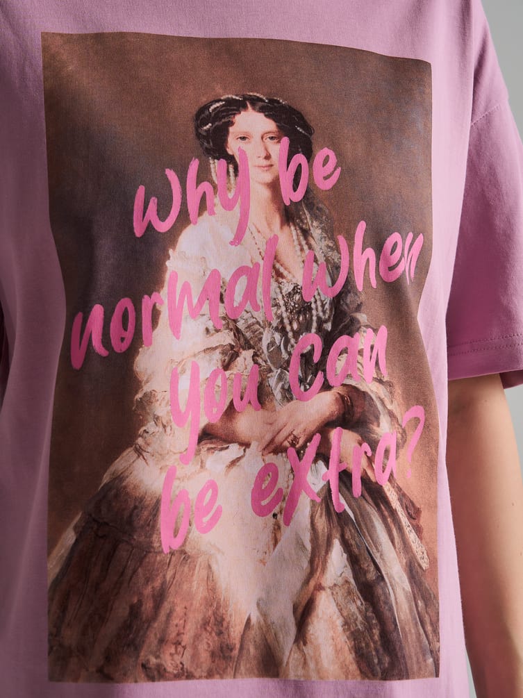 Футболка хлопковая с принтом