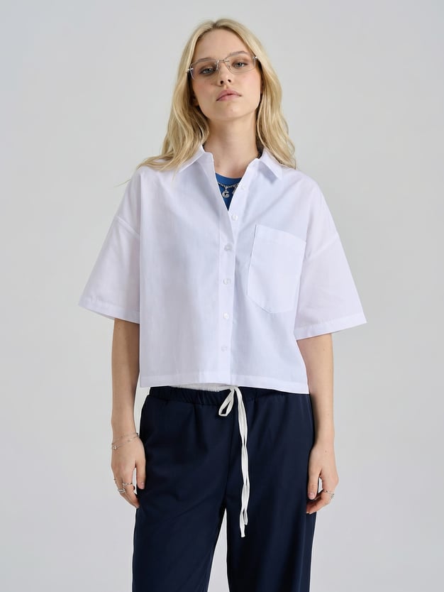 Рубашка укороченная