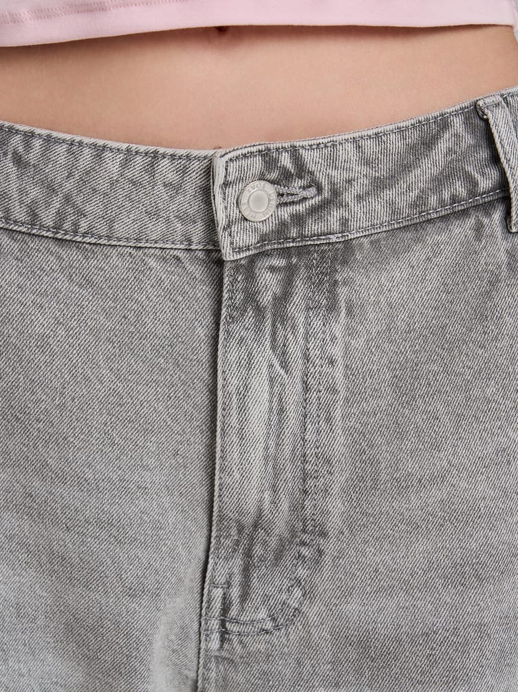 Джины багги с вареным эффектом