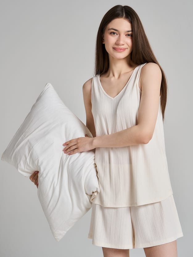 Пижама из вискозы с шортами