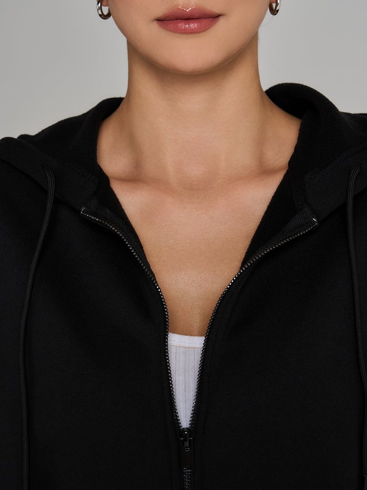 Утепленная толстовка оверсайз с начесом