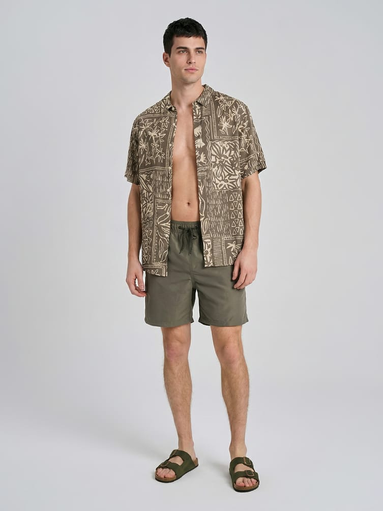 Шорты плавательные бордшорты