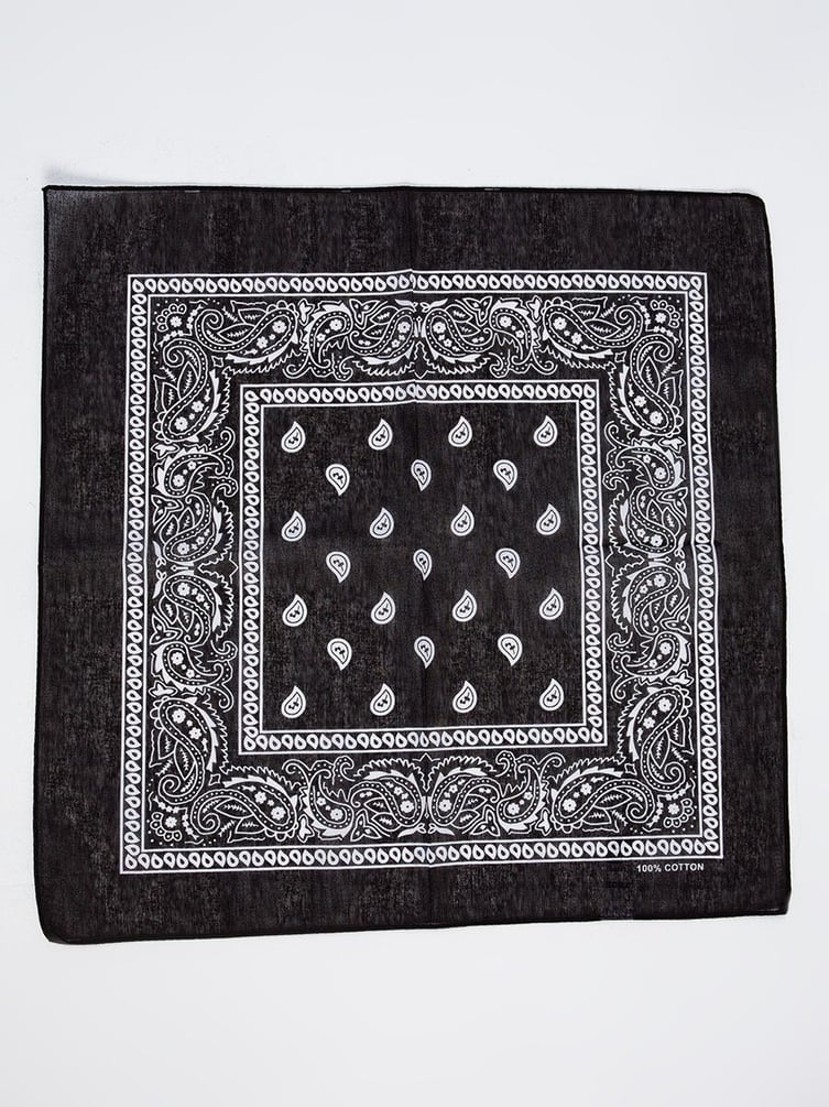 Бандана с узором пейсли восточного огурца