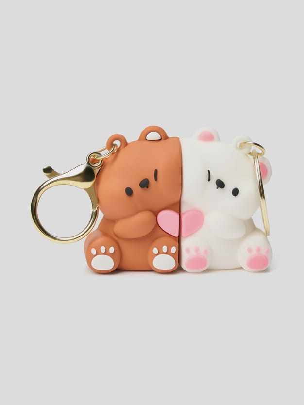 Парные брелоки медведи