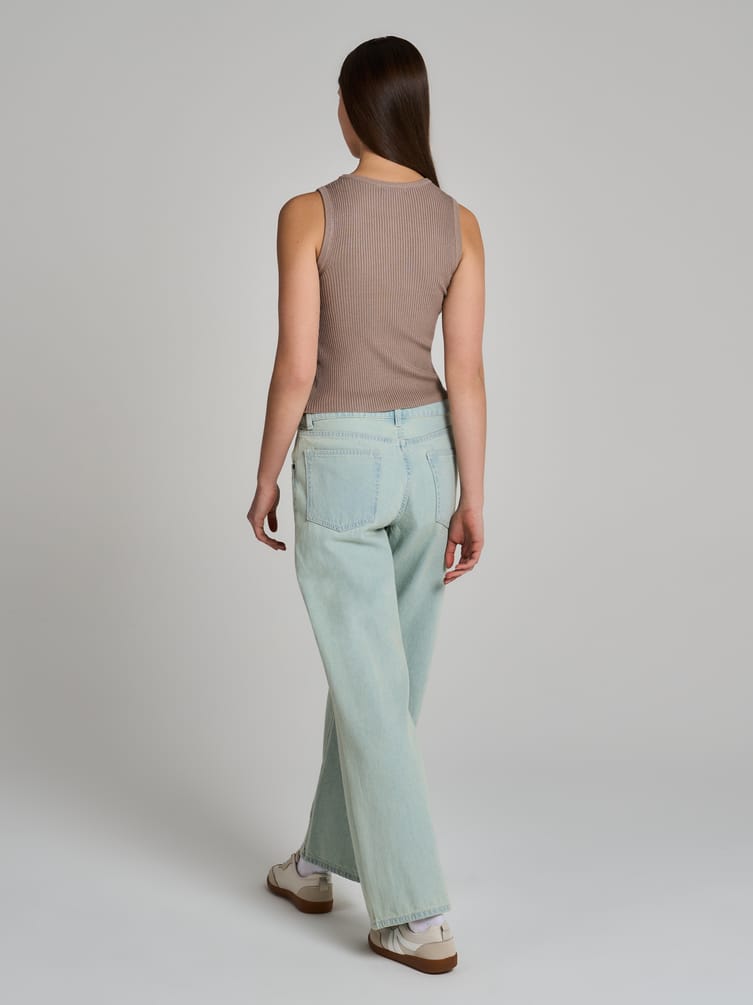 Топ лапша на широких бретелях