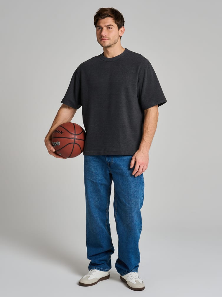 Футболка трикотажная в рубчик