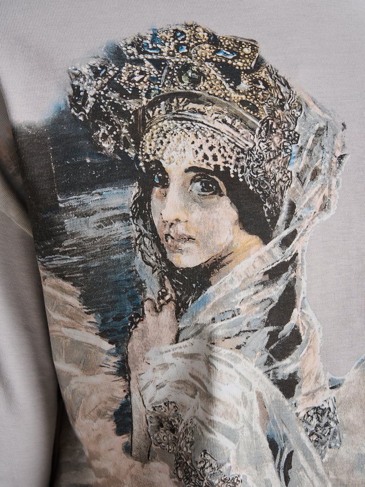 Футболка с принтом картин Третьяковской галереи