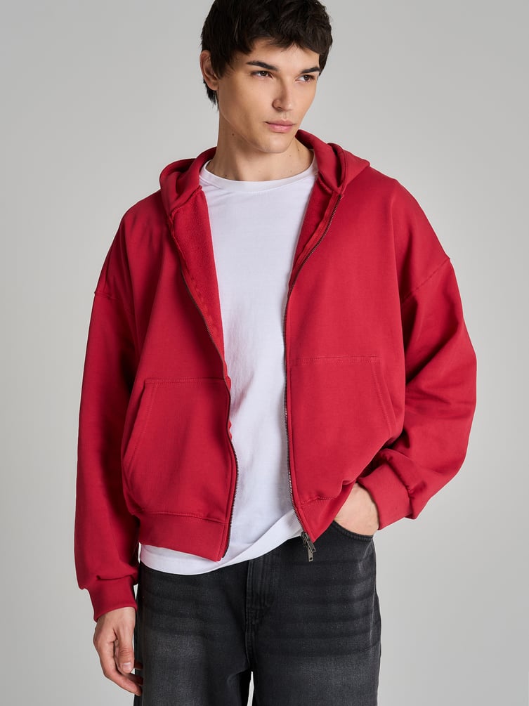 Зип худи толстовка оверсайз