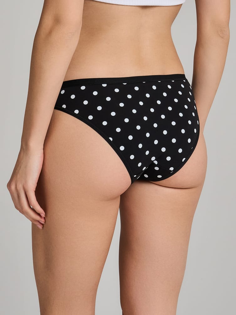 Трусы-слипы - 3 шт. в горошек