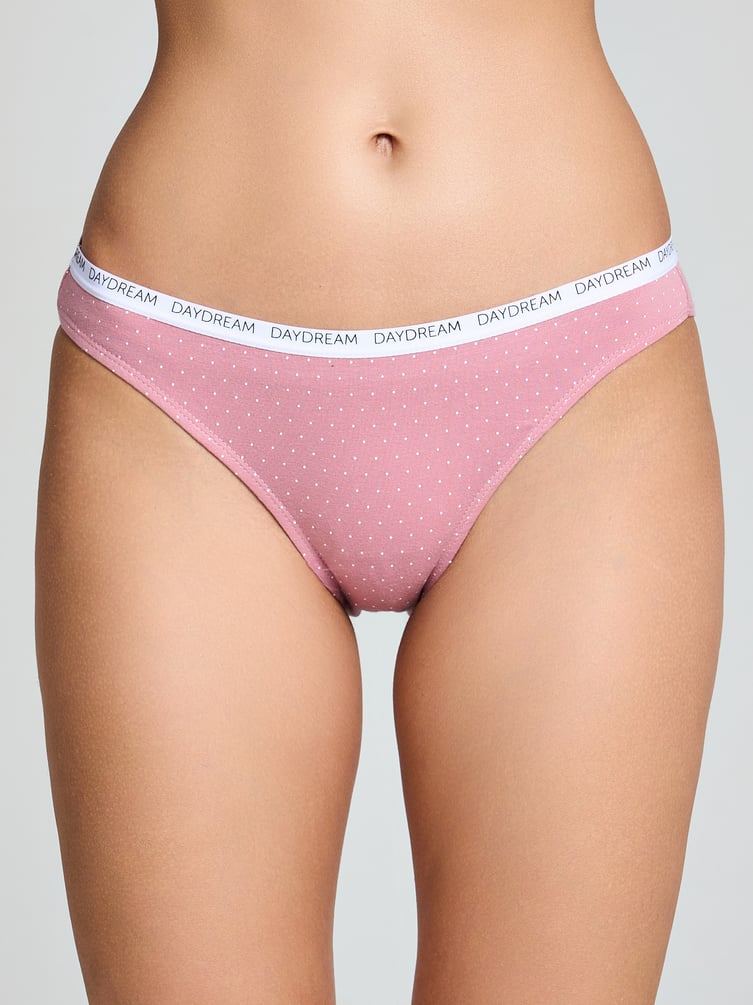 Трусы-слипы - 3 шт. в горошек