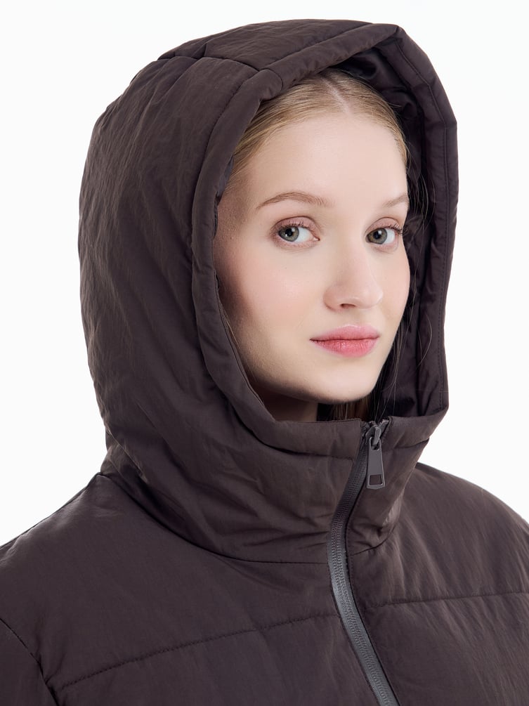 Куртка удлиненная стеганая женская