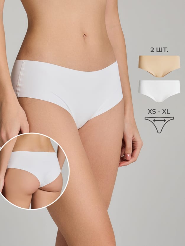 Трусы-шорты - 2 шт. бесшовные