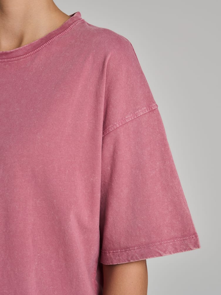 Футболка гранж с вареным эффектом