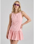 Платье мини с широкой юбкой