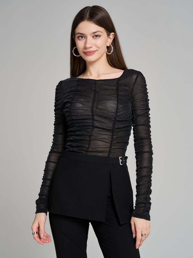 Блузка вечерняя нарядная с люрексом