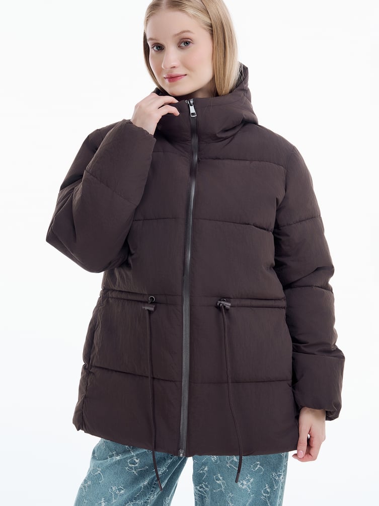 Куртка удлиненная стеганая женская