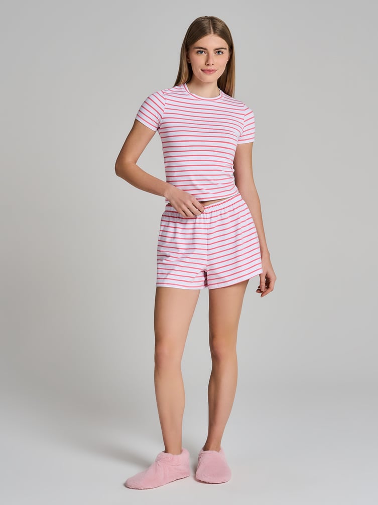 Полосатая пижама из хлопка