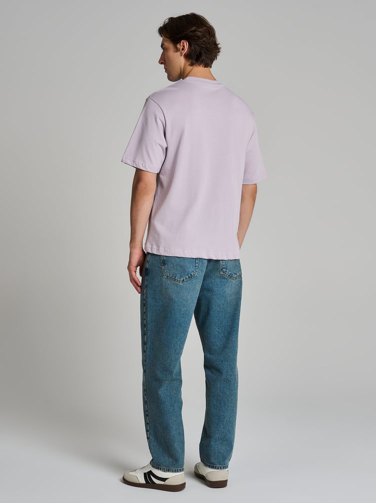 Футболка оверсайз из хлопка с надписью