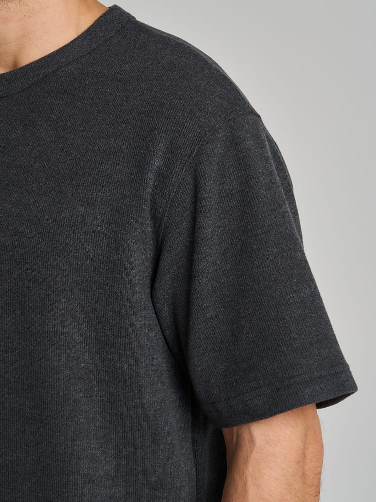 Футболка трикотажная в рубчик