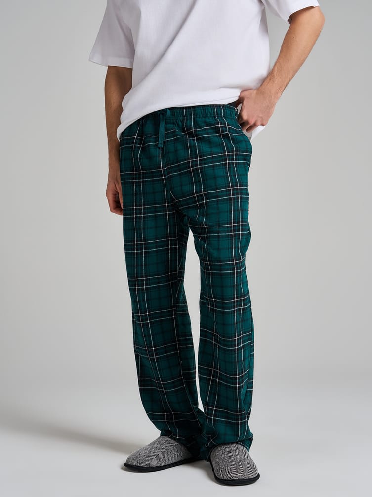 Пижамные брюки в клетку