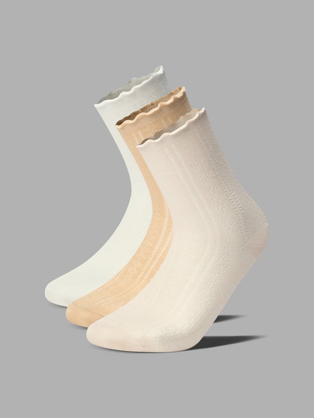 Носки - 3 пары с рюшами