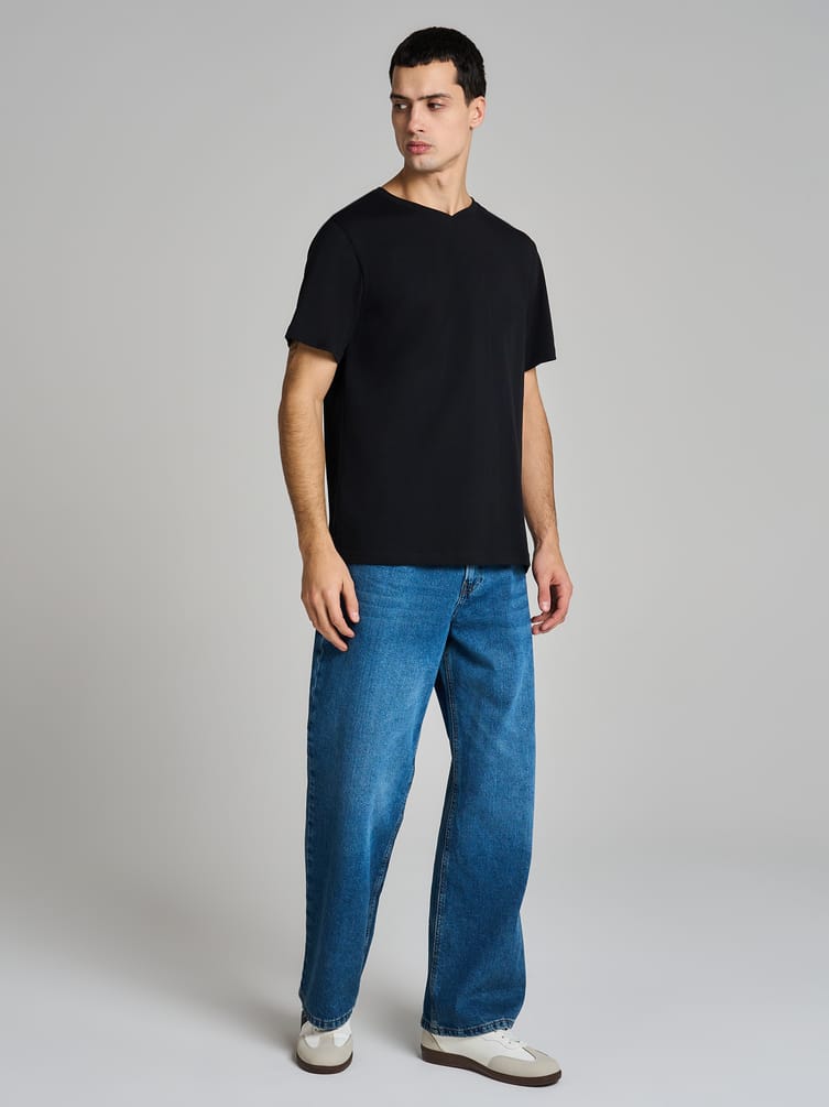 Футболка из хлопка с коротким рукавом