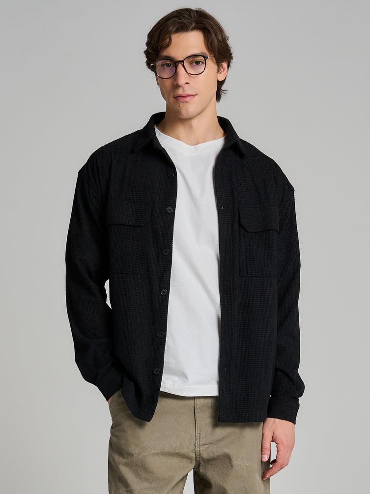 Рубашка вельветовая классическая