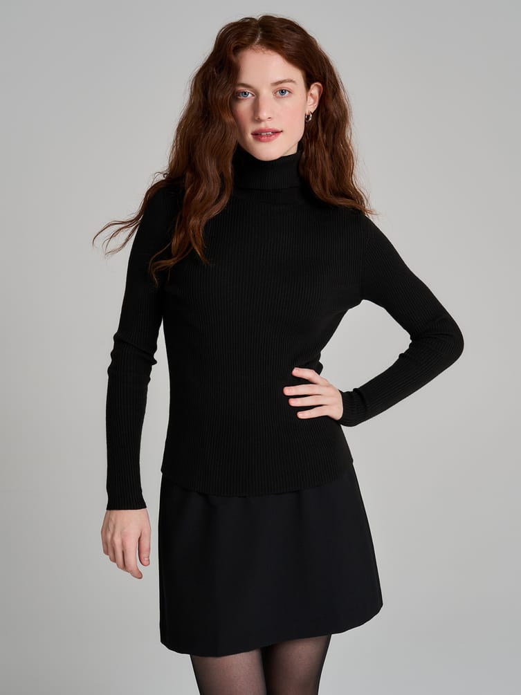 Водолазка лапша с высоким горлом