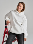 Утепленное худи оверсайз с начесом