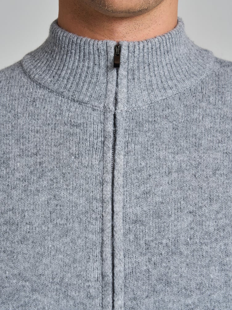 Кардиган трикотажный на молнии