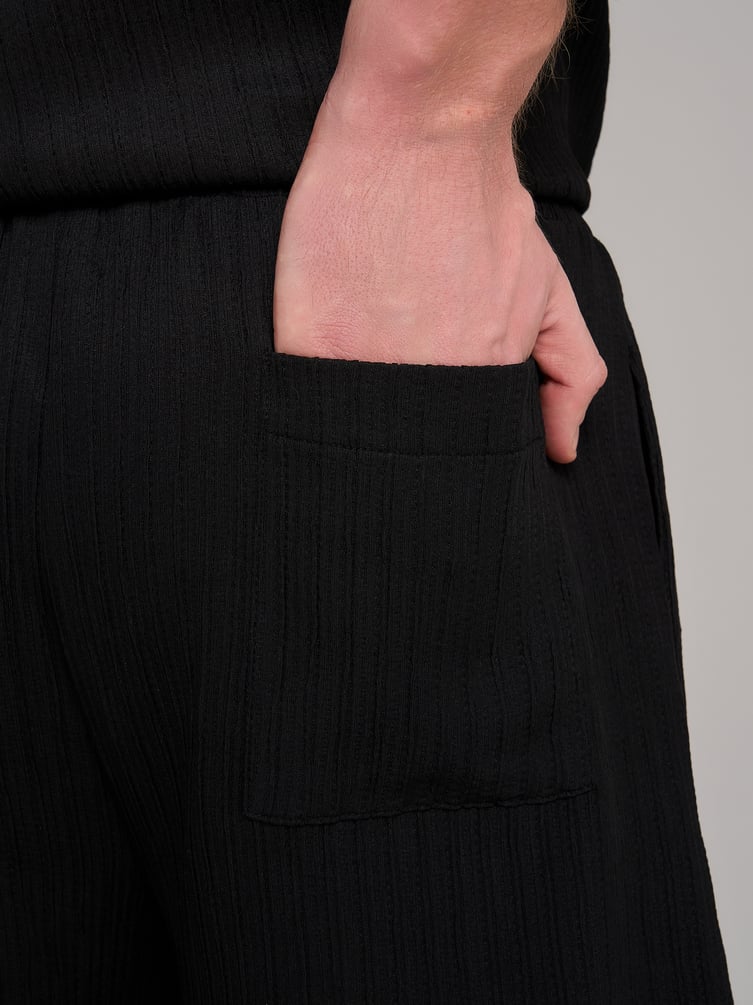 Шорты повседневные из жатого материала